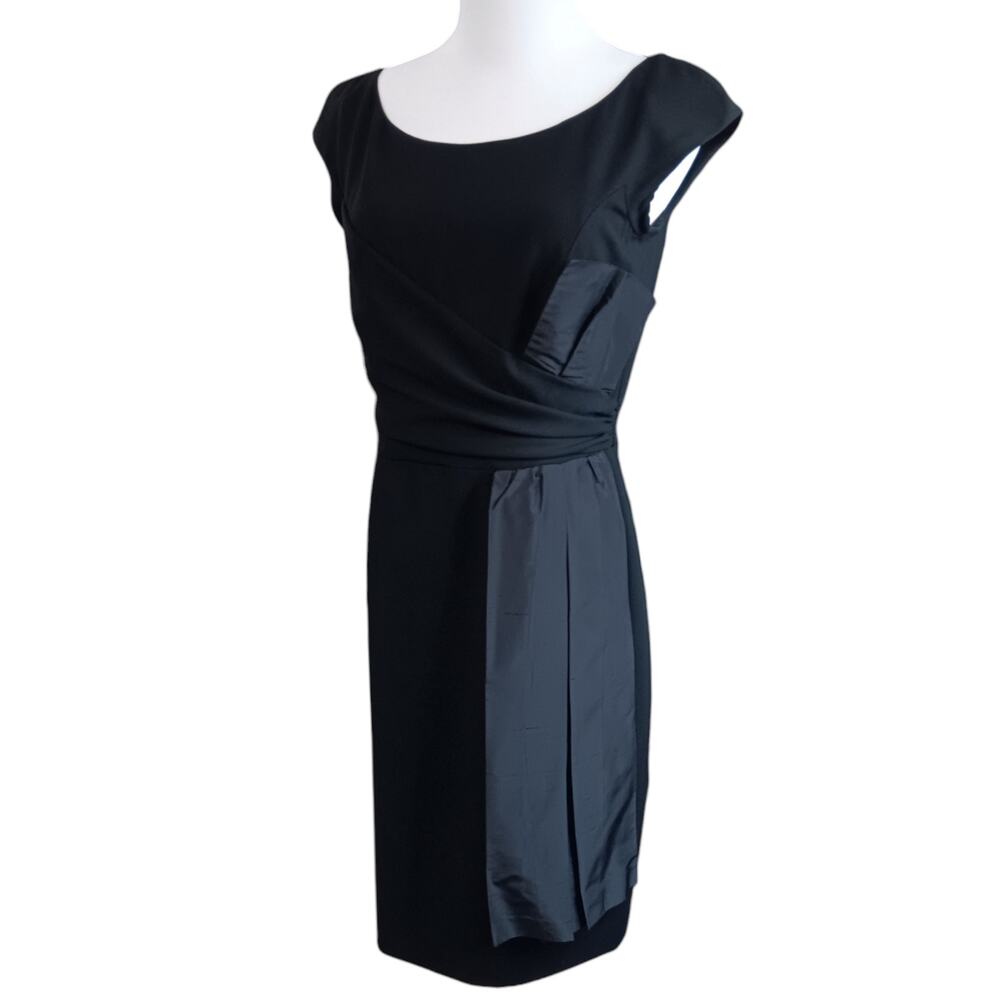 MICHAEL KORS Made in Italy Cocktail Dress Size 6 Classic Chic Tailored Event LBD
